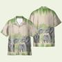 Elephant Family Tropical Plants Pattern Hawaiian Shirt