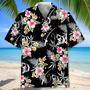 Fishing Flower Hawaiian Shirt Summer Gifts