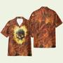 Flaming Skull Find Your Fire Hawaiian Shirt