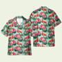 Flamingo Beautiful Floral Hawaiian Shirt