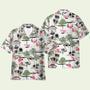 Flamingo Yoga Summer Tropical Pattern Hawaiian Shirt