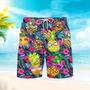 Fruit Pineapple Love Summer Beach Shorts For Men