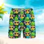 Funny DJ Pineapple Beach Shorts For Men