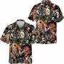 Funny Horror Halloween Tropical Flower Beach Hawaiian Shirt