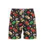 Funny Hot Dog Slice Pizza Beach Shorts For Men