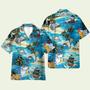 Funny Shark On Beach Bar Hawaiian Shirt