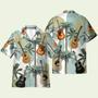 Guitars And Coconut Tree Tropical Pattern Hawaiian Shirt