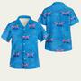 Guns Palm Retro Button Hawaiian Shirt