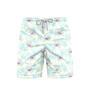 Happy Bull Dog With Tropical Beach Shorts For Men