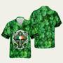 Happy St Patricks Day Irish Celtic Cross Ireland Flag Shamrock Hawaiian Shirt