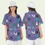 Haunted Mansion Halloween Hitchhiking Ghosts Foolish Mortals Hawaiian Shirt