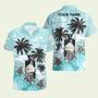 Hendricks Gin Turtles Palm Tree Hawaiian Shirt