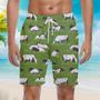 Herd Cows On The Meadow Beach Shorts For Men