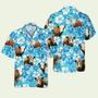 Hereford Blue Floral Hawaiian Shirt