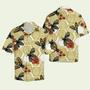 Honey Bee Hexagon Hawaiian Shirt