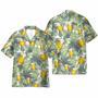 Hops And Craft Beer In Tropical Green Leaves Hawaiian Shirt