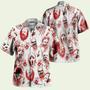 Horror Movie Characters Bloody Hawaiian Shirt