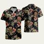 Horror Movies Characters Jason Voorhees Freddy Hawaiian Shirt