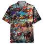 Horse Racing Color Hawaiian Shirt Summer Gifts