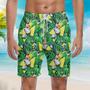 I'm Flocking Retired Flamingo Tropical Beach Shorts For Men