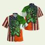 Irish Grim Reaper Irish Flag And American Hawaiian Shirt