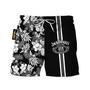 Jack Daniel's Flower Stripe Swim Trunks