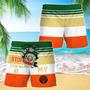 Jagermeister Stop Staring At Horizontal Striped Swim Trunks