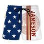 Jameson American Flag Swim Trunks