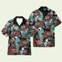 Jeep Car Tropical Flowers Pattern Hawaiian Shirt