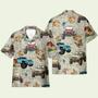 Jeep Car With Butterflies Hawaiian Shirt