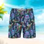 Jellyfish Neon Undersea Beach Shorts For Men