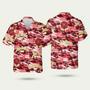 Jim Beam Sea Island Pattern Hawaiian Shirt