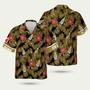 Jim Beam Whiskey Floral Hawaiian Shirt