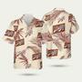 Joseph Schlitz Brewing Palm Leaves Pattern Hawaiian Shirt