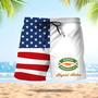 Kona Brewing American Flag Swim Trunks