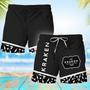 Kraken Rum Bottle Pattern Swim Trunks