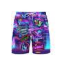 Lets Go To The Cocktail Party Neon Color Lights Beach Shorts For Men