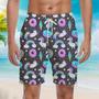 Life Is Better With Unicorn And Donuts Beach Shorts For Men