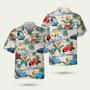 Lightning Mcqueen Doc Hudson Summer Coconut Pattern Hawaiian Shirt