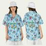 Lilo Stitch Coconut Pattern Hawaiian Shirt