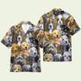 Lots Of Adorable Puppy Hawaiian Shirt