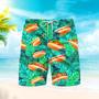 Love Hot Dog Tropical Beach Shorts For Men