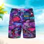 Made In The Music Neon Vintage s Beach Shorts For Men