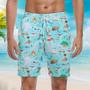 Magic Kingdom Blue Beach Shorts For Men