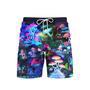 Magic Mushrooms Forest Hippie Beach Shorts For Men