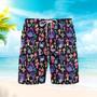 Magic Psychedelic Mushroom Beach Shorts For Men