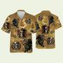 Mens Skull Pirate Hawaiian Shirt