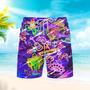 Mexican Neon Beach Shorts For Men