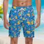 Mexican Taco Beach Shorts For Men