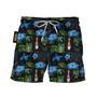 Michelob Ultra Tropical Hibiscus Flower Swim Trunks